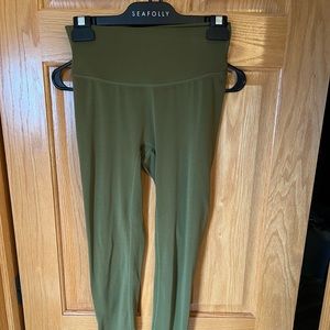 Paragon full length olive leggings